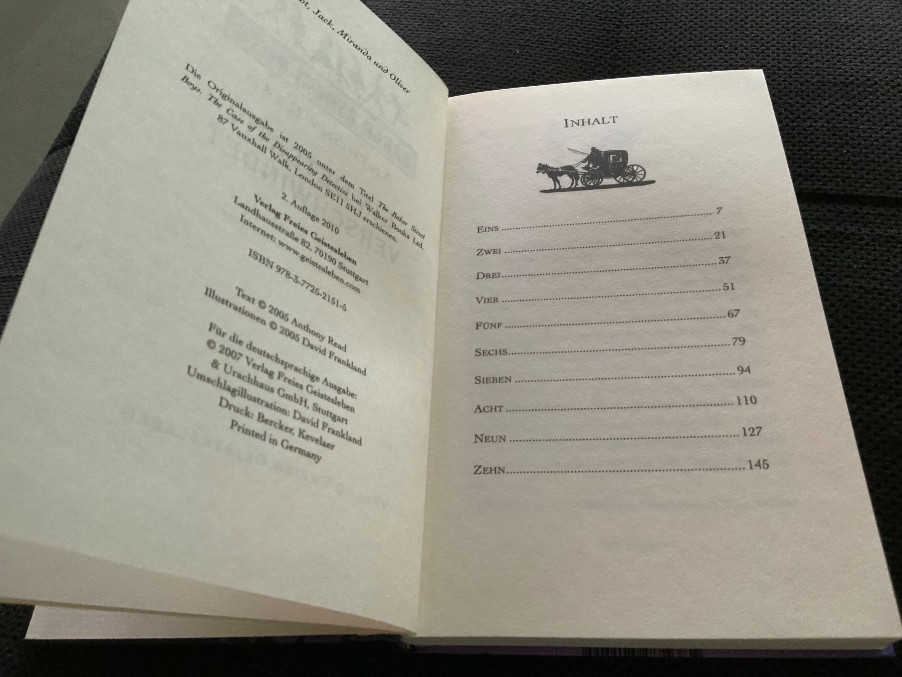 Libri: Baker Street Boys: Ein Detektiv verschwindet – Usato da Schübelbach venduto da S1CH 2