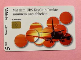 Taxcard UBS Flugzeug