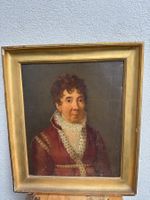 Superbe portrait peint sur toile