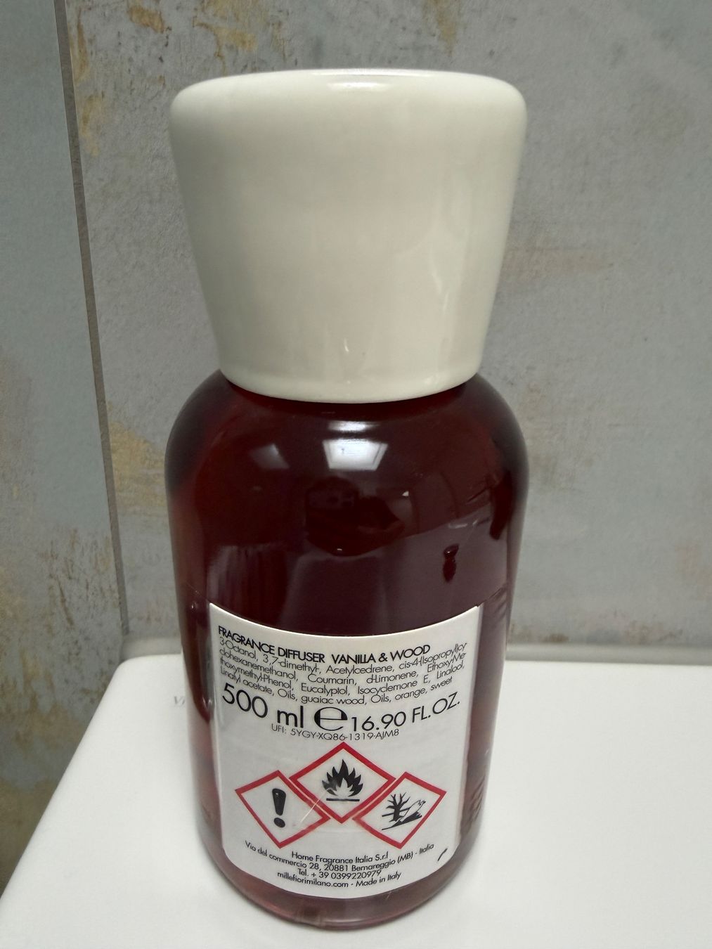 Spray per ambienti: Millefiori Duftdiffusor Glas, Vanilla & Wood, 250ml. – Nuovo e nell'imballaggio originale da Ehrendingen venduto da Nr.7 2