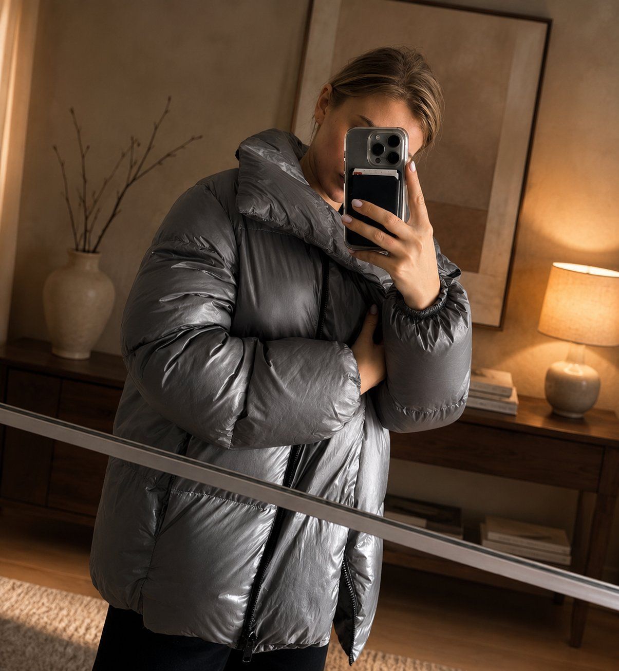 Massimo Dutti Vestes: Massimo Dutti  Down Jacket Grey XS – Neuf (Voir description) à Sattel par Zlata1 1