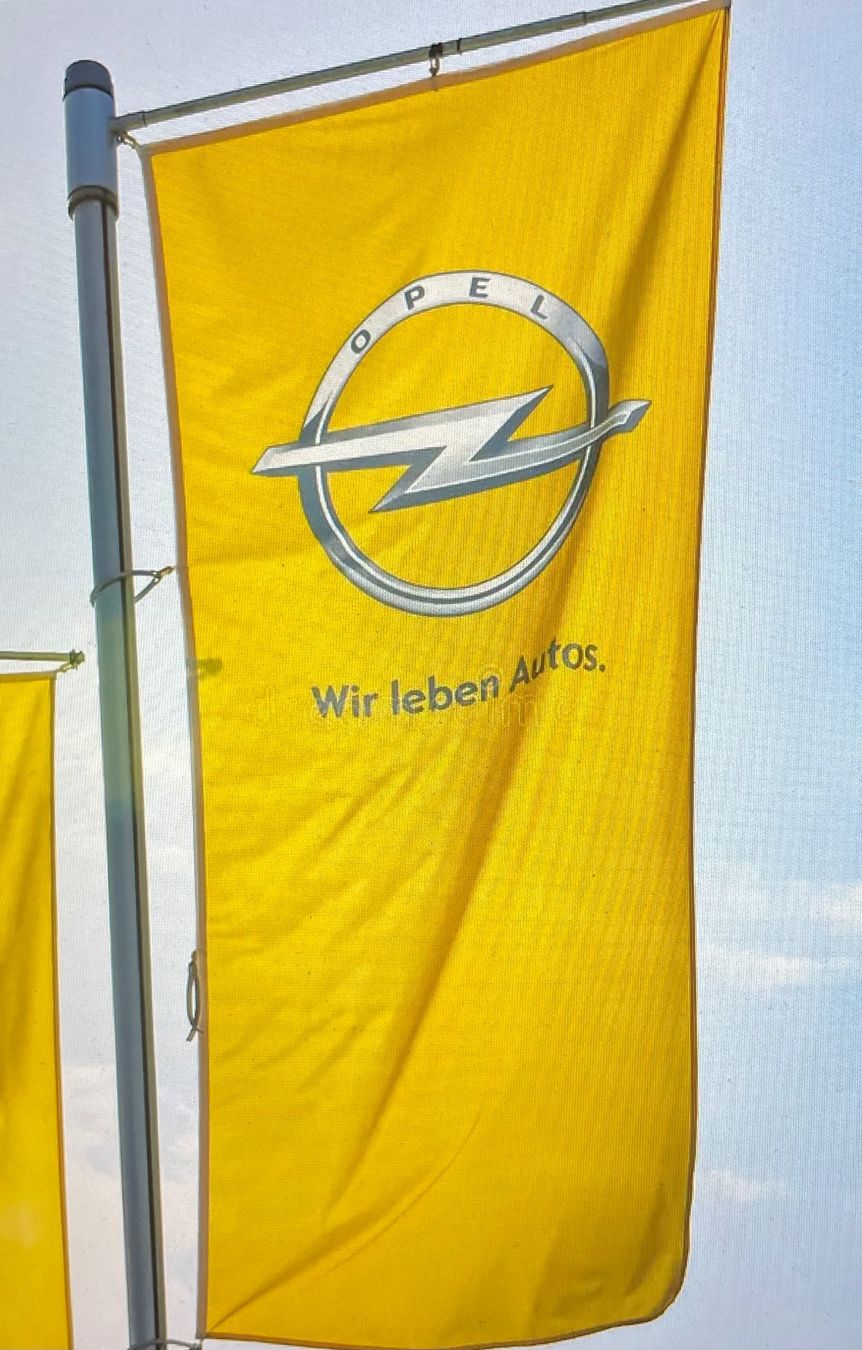 Bandiere: OPEL Fahne  -  Original – Nuovo (secondo la descrizione) da Menziken venduto da Hotdevil1
