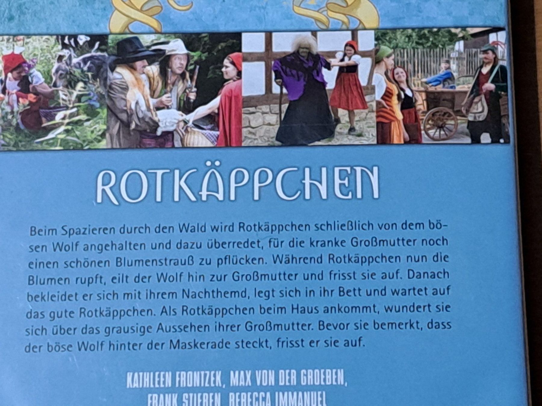 Tutti i DVDs: DVD Rotkäppchen mit Kathleen Frontzek aus 2005 – Nuovo (secondo la descrizione) da Unterseen venduto da Kanica 2