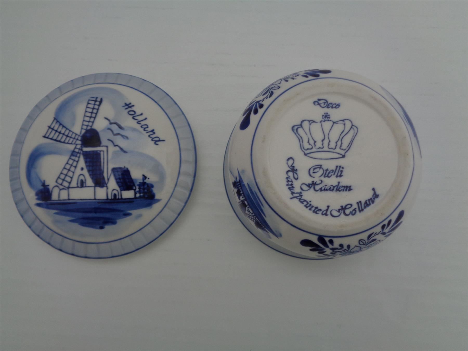 Sucriers: Delft Dose mit Deckel  - Holland – D'occasion à Chur par omonia 5