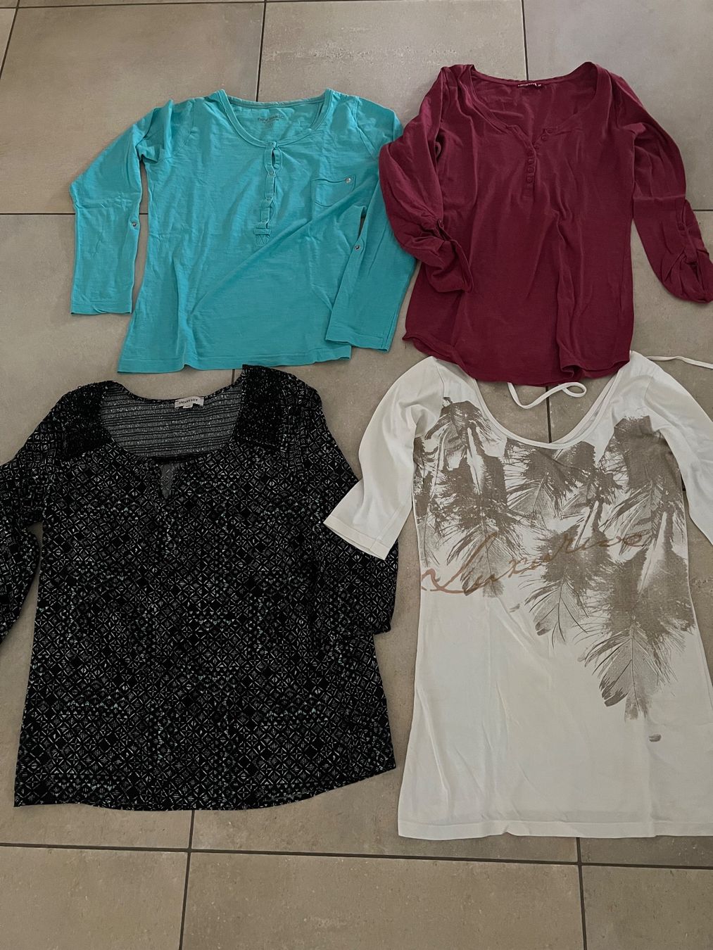 Lotti di vestiti: 12 Damen Shirts langarm Gr. M – Usato da Münchenbuchsee venduto da dani1113 5