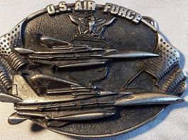 US Air Force Siskiyou Gürtelschnalle 80er Jahre