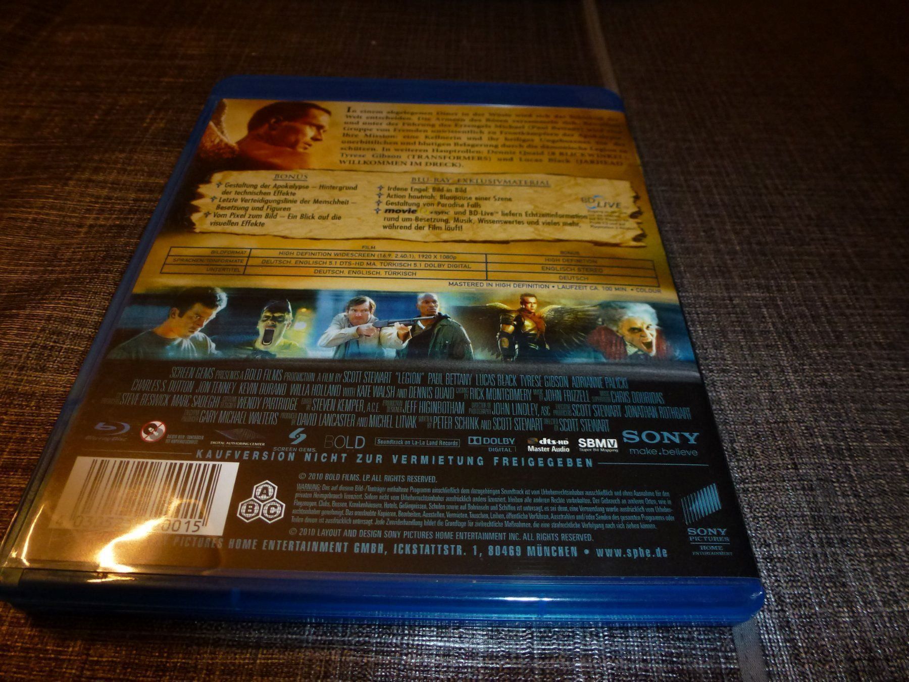 Tutti i DVDs: Legion BLU-RAY – Usato da Olten venduto da Disc-Verkauf 2