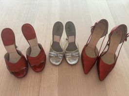 3 Paar Vintage Schuhe 50/60er Jahre