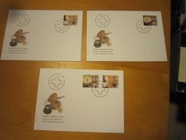 CH 2005 FDC Serie und einzeln CH Produkte