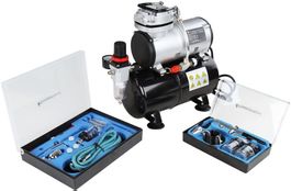 Airbrush-Set und Kolbenkompressor