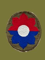 Insigne Patch US Army 9ème ID WW2