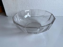Kristall-Glas - Schüssel  -  Durchmesser ca. 22 cm