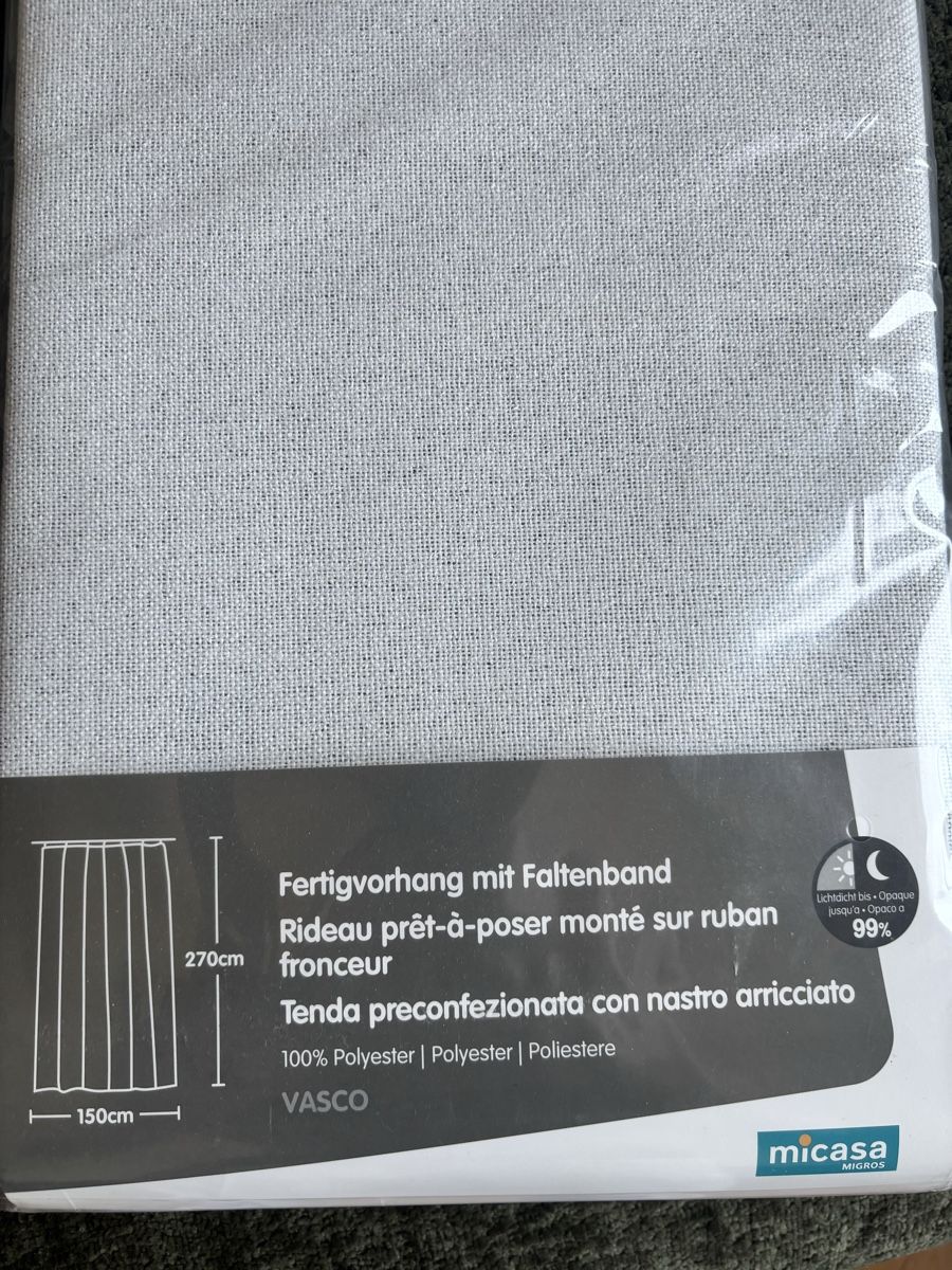 Tende: Micasa Vorhang – Nuovo e nell'imballaggio originale da Zürich venduto da jdr_n76f 1