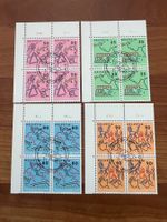 1988 CH Erstag gest.Viererblock mit Tab  (K199)