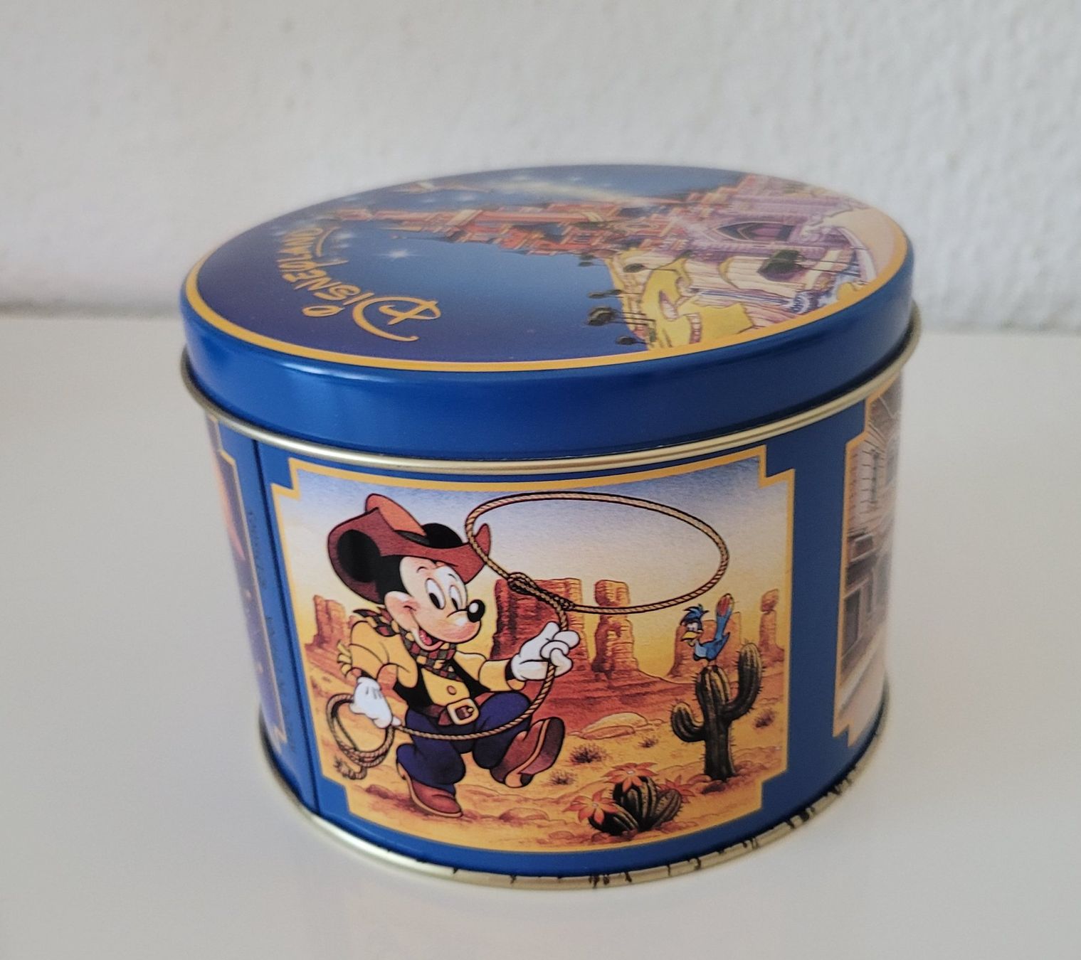 Sonstige Dekorationen & Accessoires: Metall Dose Disneyland Paris rund – Gebraucht aus Zürich von fourpaws 1