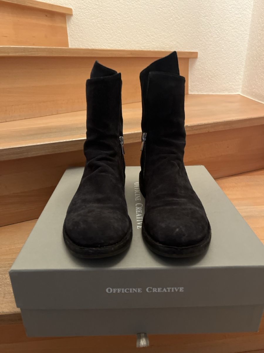 Officine Creative Damenschuhe: Officine Creative Stiefeletten - Blau - Gr. 35 1/2 – Gebraucht aus Olten von reja1965