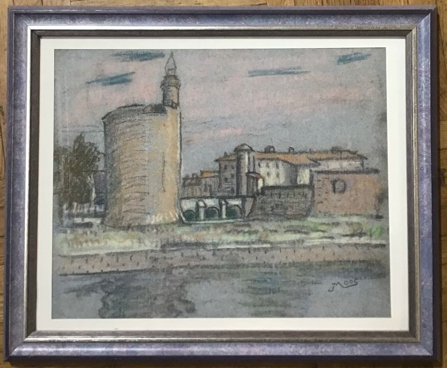 Carl MOOS (XX) Pastell Gemälde Kaufen auf Ricardo