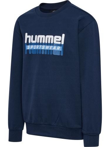 Hummel Pullover & Sweatshirts: Hummel Hmltukas Sweatshirt - black iris (Grösse: 128) – Neu und originalverpackt aus St. Gallen von sportglobe