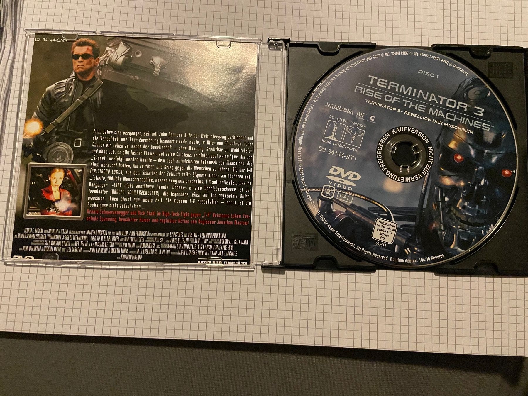 Alle DVDs: Terminator 3 – Gebraucht aus Winterthur von Cobraforce 1