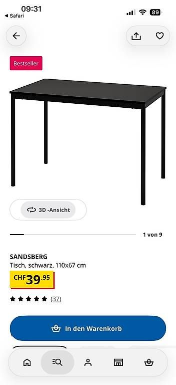 Tavoli: Ikea Tisch – Usato da Basel venduto da hhh_8vl9 1