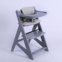 Tiggo Hochstuhl XL Essplatte grau