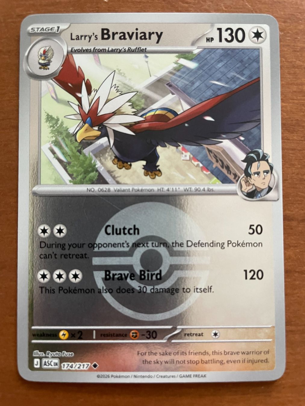 Pokémon Sammelbilder & Trading cards: Pokemon Larry's Braviary Reverse (Versand gratis) – Neu (gemäss Beschreibung) aus Chur von Angerson