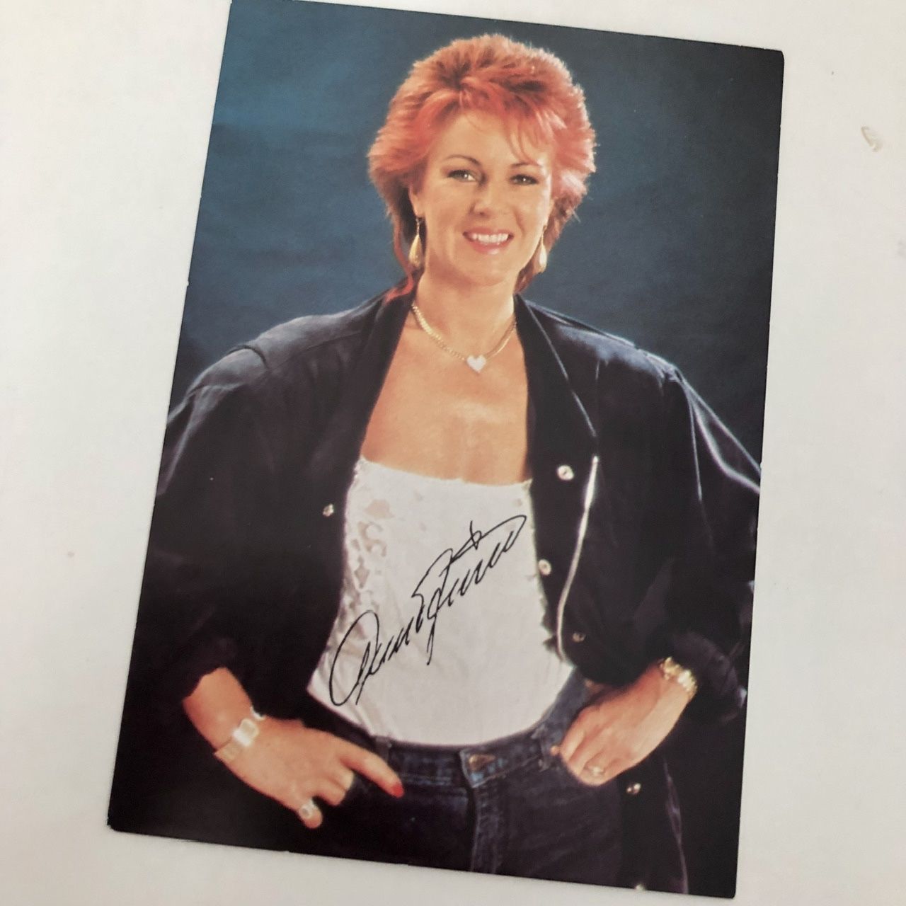 Autogramme: ABBA Frida 80iger Autogramm Karte – Gebraucht aus Wettingen von ABBA-Retro