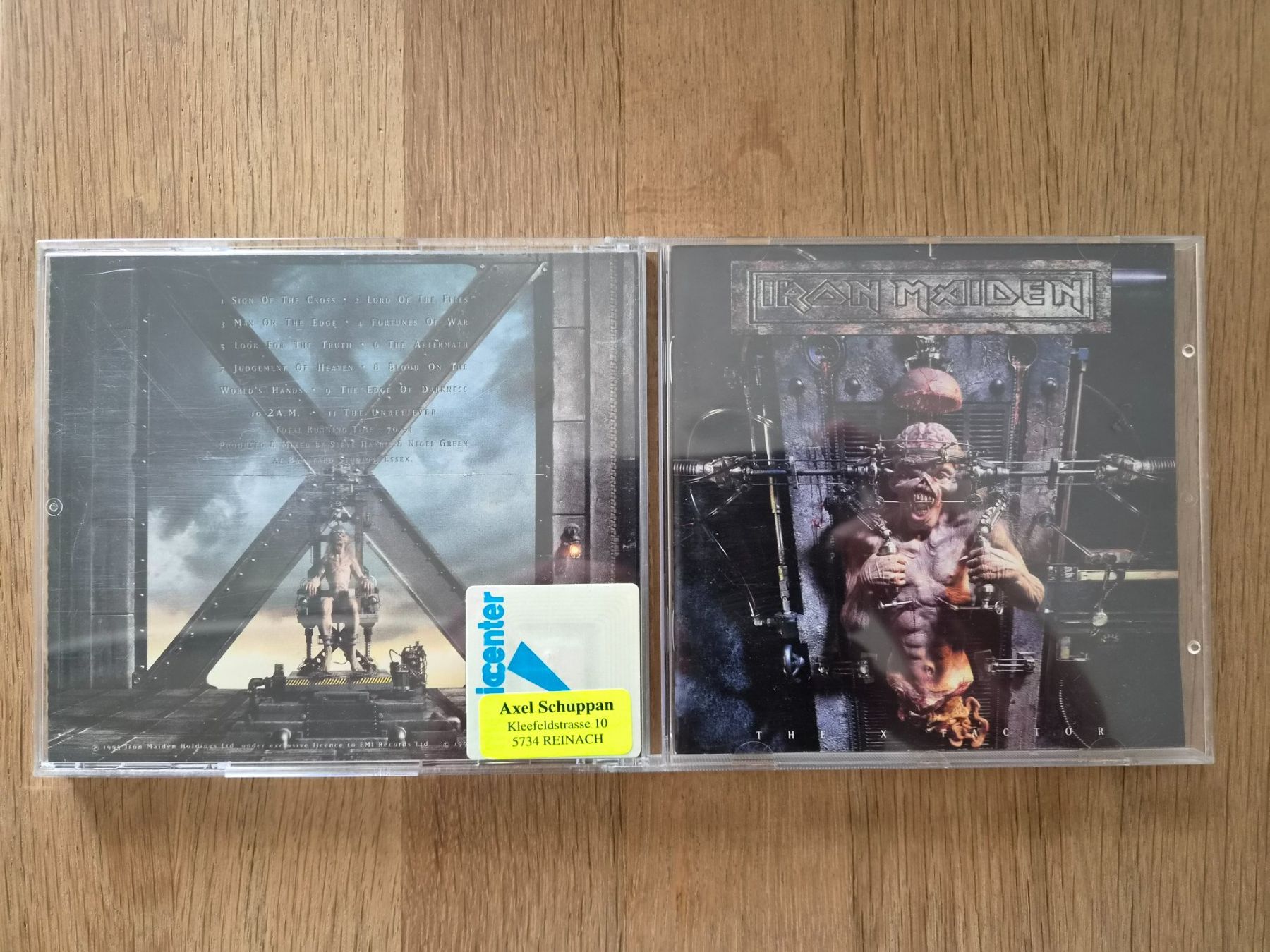 CDs: CD Iron Maiden - The X Factor, 1995 – Gebraucht aus Nebikon von Harley-Davidson01