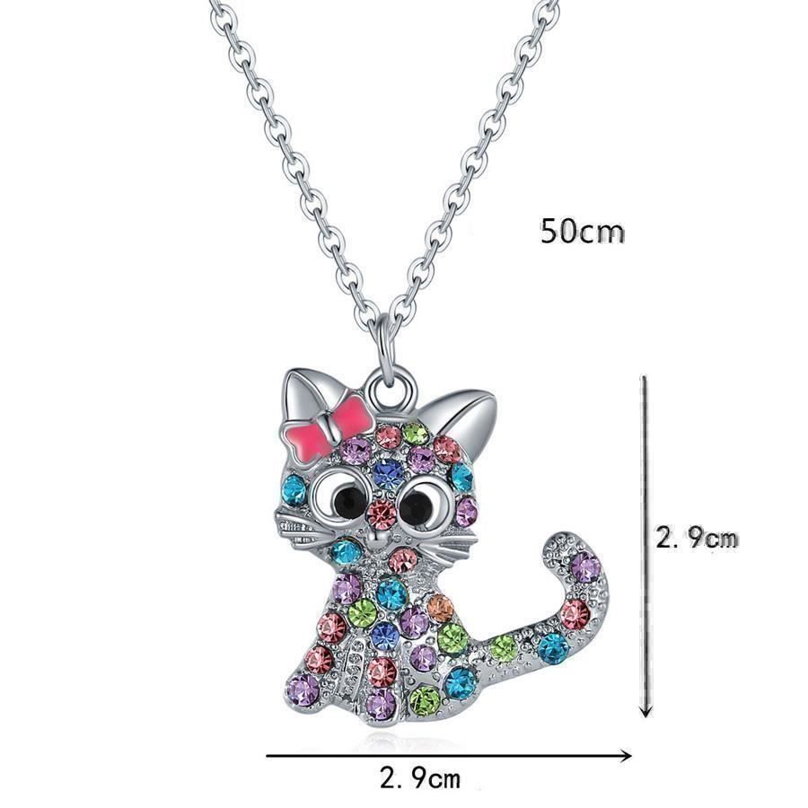 Catenine: 2 x Collier avec pendentif Chat – Nuovo e nell'imballaggio originale da Gurmels venduto da Swisspod 2