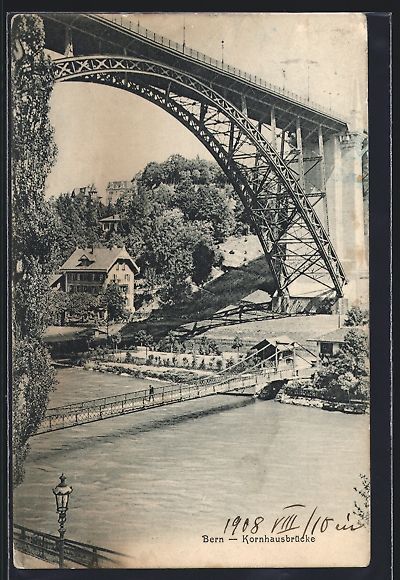 Cartes postales: AK Bern, Kornhausbrücke – D'occasion à Berlin par bartko-reher