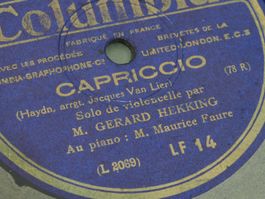 DISQUES 78 TOURS