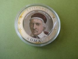 versilberte Medaille 40 mm PP,  Papst Clemens XII