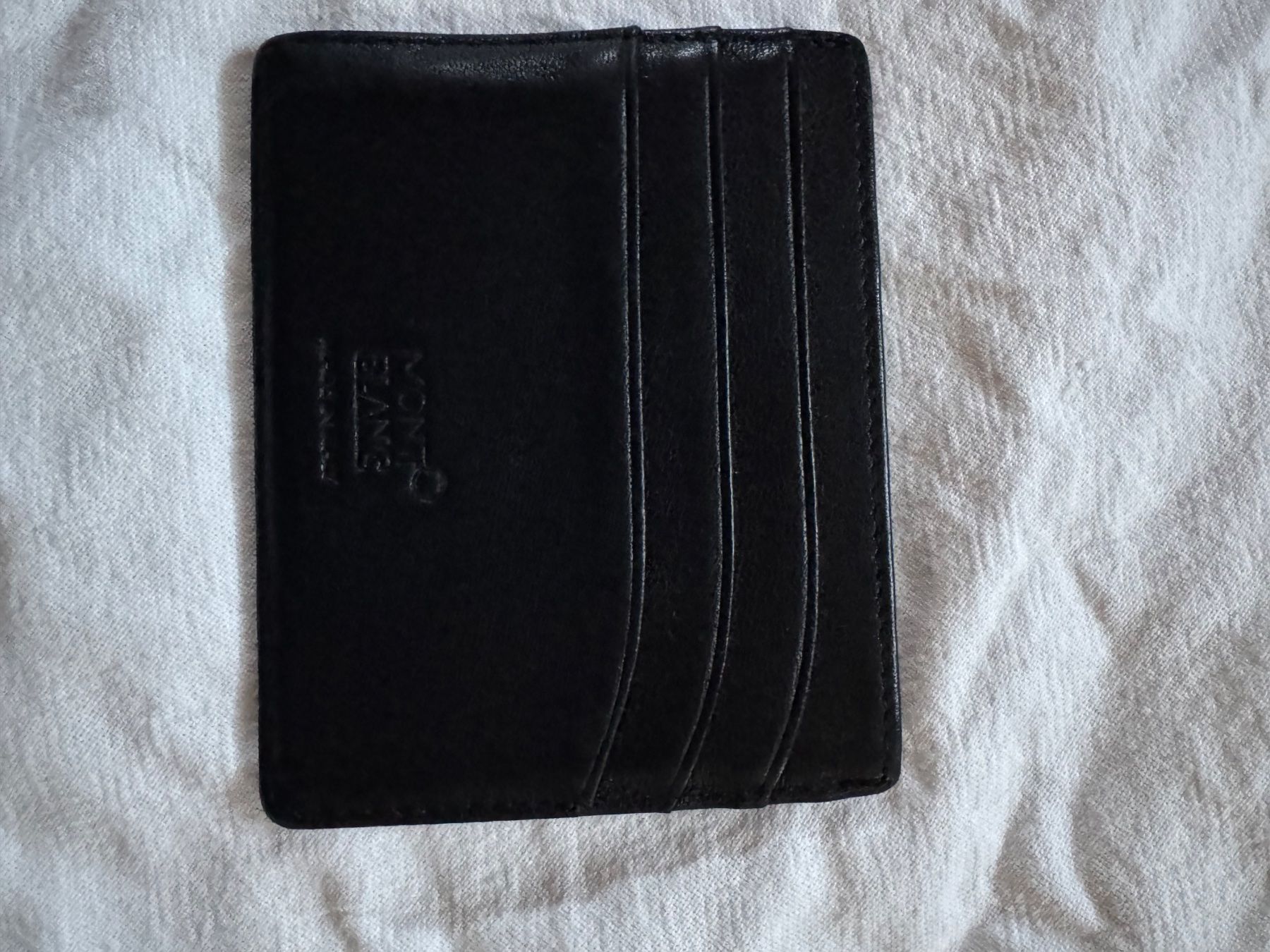 Altro in  Abbigliamento & Accessori: Kartenetui Montblanc Leder schwarz gebraucht – Usato da Rieden SG venduto da tas_5kws 1