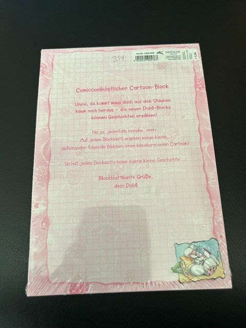 Schreibblöcke: Diddl Comic  Block A5, Nummer 354,  NEU, OVP – Neu und originalverpackt aus Kloten von Monkell 1