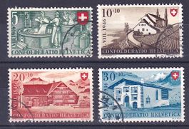 PP 1946, B30-33, gestempelt, Kat. 35.-