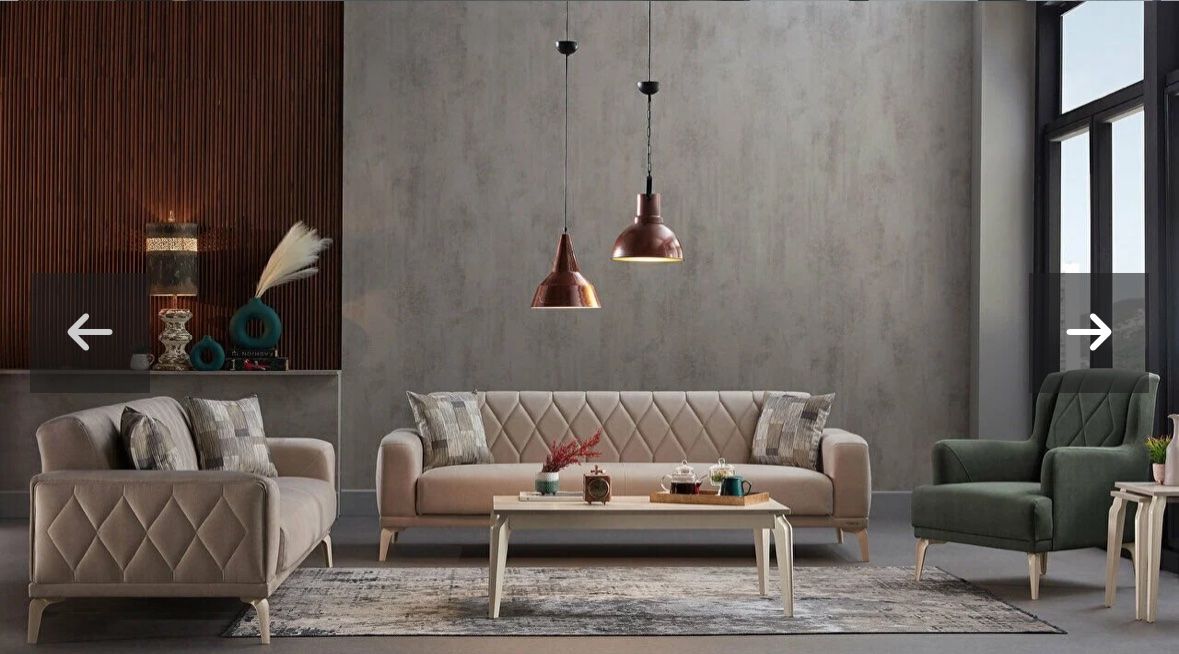 Divani: Gemütliches Sofa-Set, Beige – Nuovo (secondo la descrizione) da Sursee venduto da Alyel