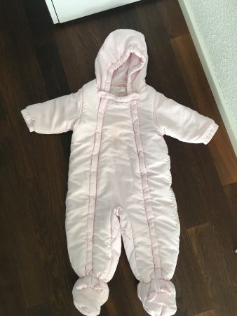 BENETTON-BABY MÄDCHEN-WINTERANZUG-Gr.68-TOP ZUSTAND