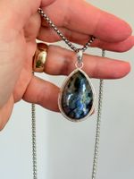 Superbe collier Labradorite neuf ✨ Élégant
