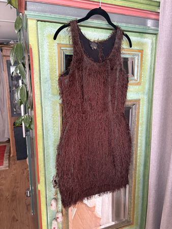 Robe FENDI incroyable! boutons cuir dos , 2 poches