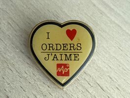 Pin I ❤️ORDERS J'AIME