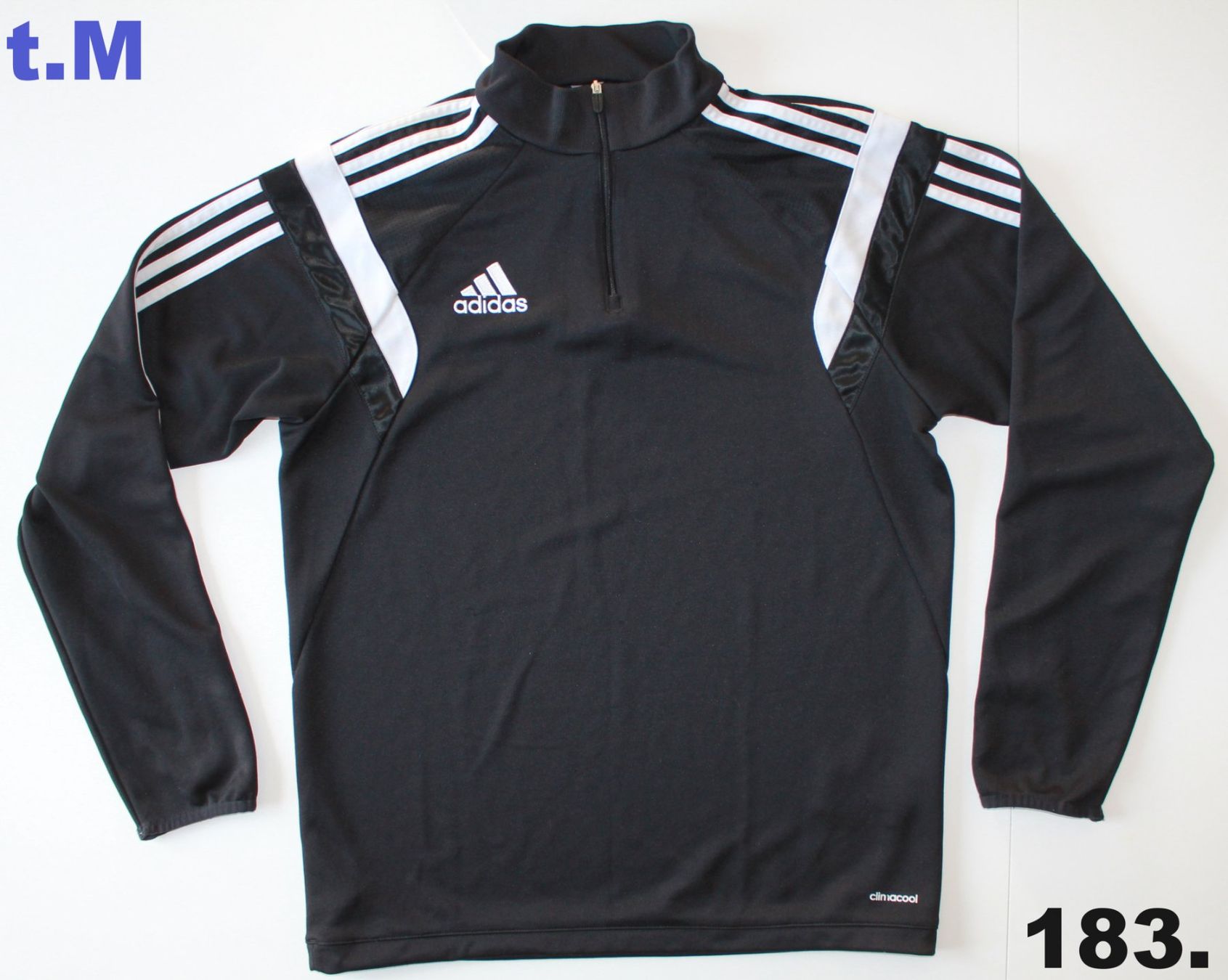 Adidas Maglioni & Felpe: Pull Adidas Climacool noir / blanc   t. M – Usato da Peseux venduto da Gilloss
