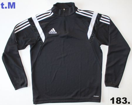 Pull Adidas Climacool noir / blanc   t. M