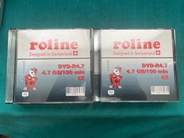 Roline DVD - R 4.7GB Wiederbespielbar Swiss Desingned 19 Stk