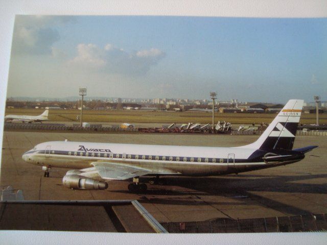 Cartoline postali: Aviaco DC-8-52 EC-ASN – Nuovo e nell'imballaggio originale da Thun venduto da Abigboss
