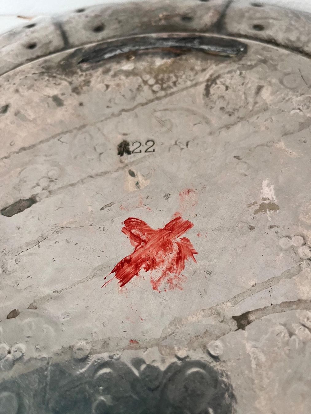 Piatti: Grosses antik Serviertablett (Ø 43 cm) – Usato da Möhlin venduto da mik_h72m 4