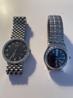 Armbanduhren Alfex und Swatch Set gebraucht silberfarben