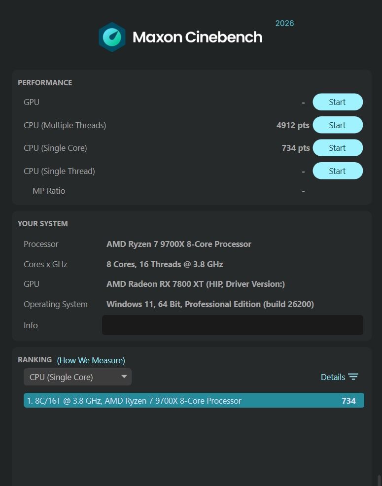 Amd Composants électroniques: AMD Ryzen 7 9700X Prozessor gebraucht – D'occasion à Basel par mra_h6wg 3