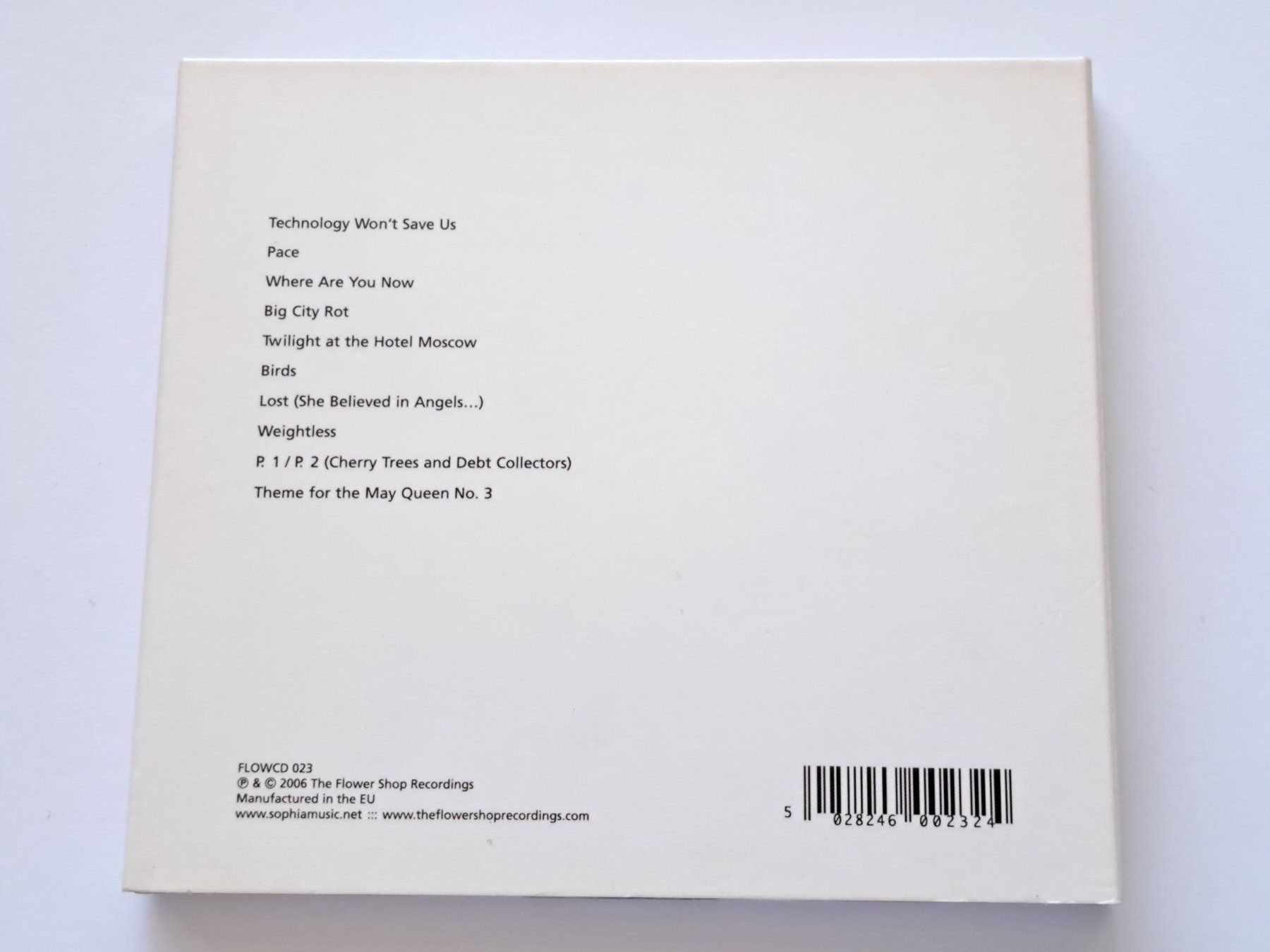 CD: CD Sophia – Technology Won't Save Us – Usato da Pully venduto da bro_n52j 1