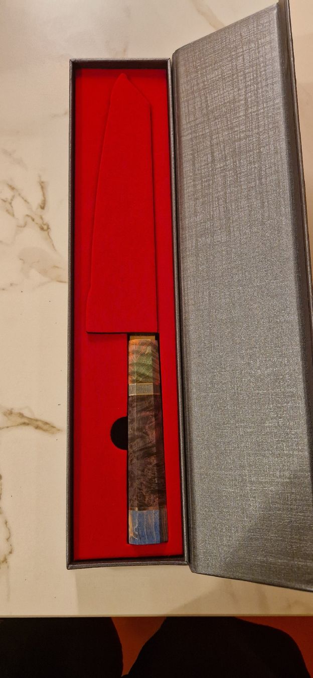 Coltelli da cucina: Kiritsuke damast knife – Nuovo (secondo la descrizione) da Burgdorf venduto da maj_swz8