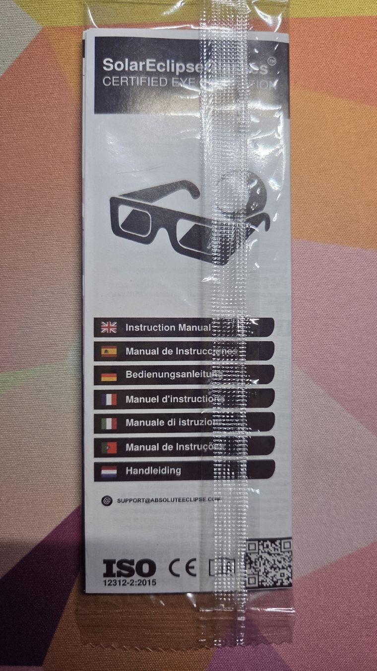Brillen & Gläser: Lunettes pour éclipse certifié ISO - Neuchâtel – Neu und originalverpackt aus Coffrane von plop 1